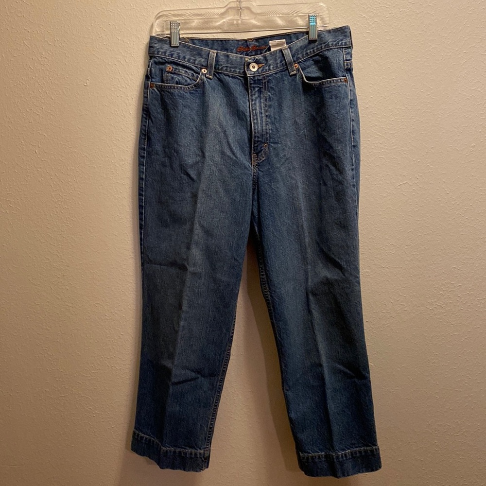 Eddie Bauer capris size 12 tall, denim